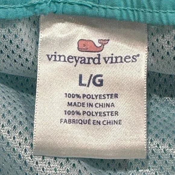 Vineyard Vines Color Block Bathing Suit Trunks Fully Lined‎ Swimsuit Size Large - Picture 6 of 6